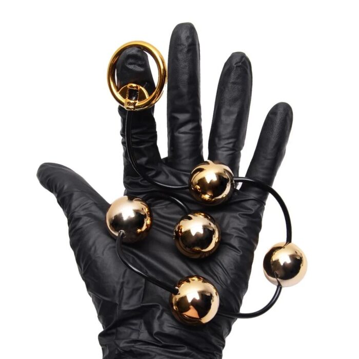 Less Bolinha tailandesa Dourado M metalizada hard - Imagem 4