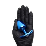 Kit Plug Anal Médio Em Metal Azul 4x1 – Linha Hard - Imagem 6