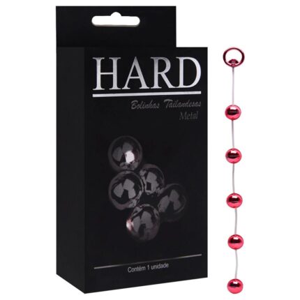 Bolinhas Tailandesas Em Metal Colors Vermelha – Linha Hard