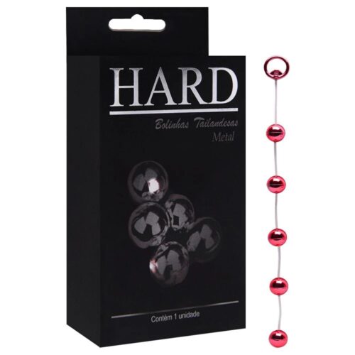 Bolinhas Tailandesas Em Metal Colors Vermelha – Linha Hard