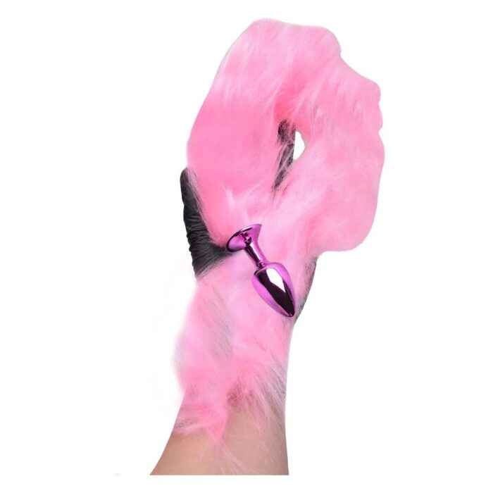 Plug Anal Com Rabo Grande Rosa - Linha Hard - Imagem 4