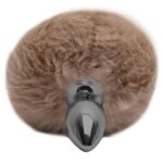 Plug De Metal Onix Com Rabo Pompom Claro – Hard - Imagem 4