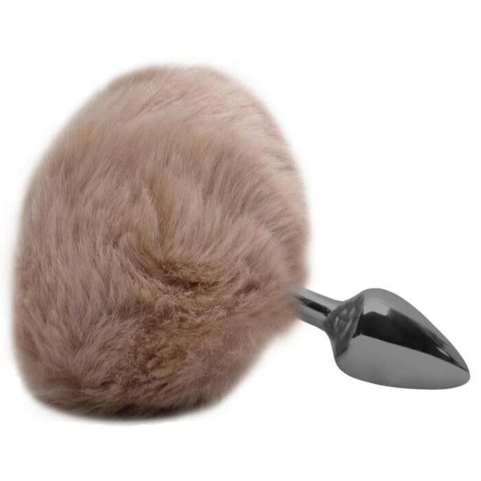 Plug De Metal Onix Com Rabo Pompom Claro – Hard - Imagem 2
