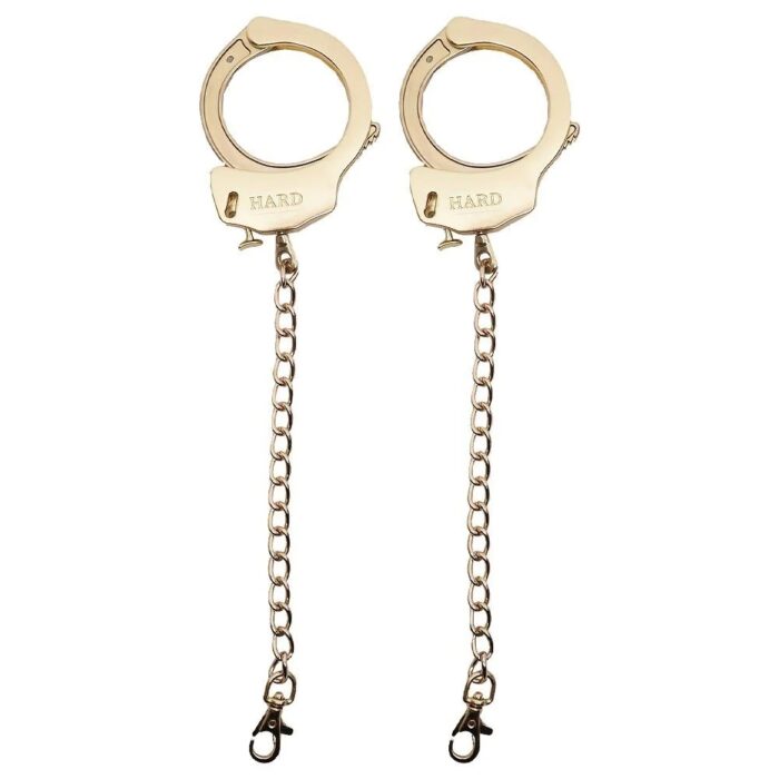 Kit algemas com plug anal Dourado cravejado com strass tamanho P hard - Imagem 5