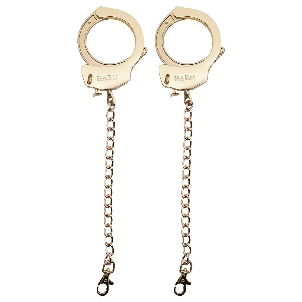 Kit algemas com plug anal Dourado cravejado com strass tamanho P hard - Imagem 5