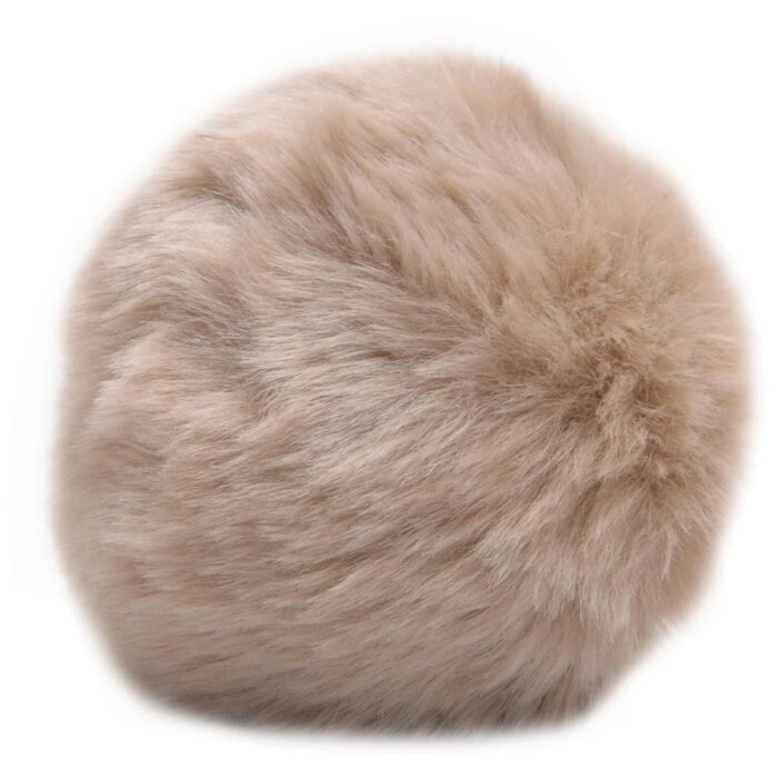 Plug De Metal Cromado Com Rabo Pompom Claro – Hard - Imagem 3