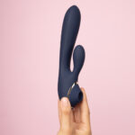 Vibrador e estimulador recarregável sensevibe mega rabbit - Imagem 6