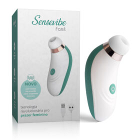 Estimulador de clitóris recarregável sensevibe fast