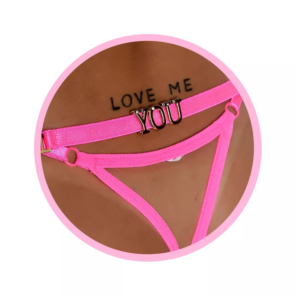 Calcinha Neon Personalizavel - Tallyta Lingerie - Imagem 5
