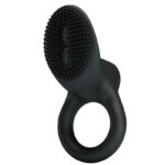 Pretty love cobra - anel peniano em soft touch com vibração única - 7,4 x 3,8 cm | cor: Preto - Imagem 2