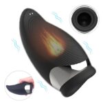 Masturbador no formato de concha com 9 modos de vibração, função aquecimento e carregamento via cabo usb - Atlanta - Imagem 7