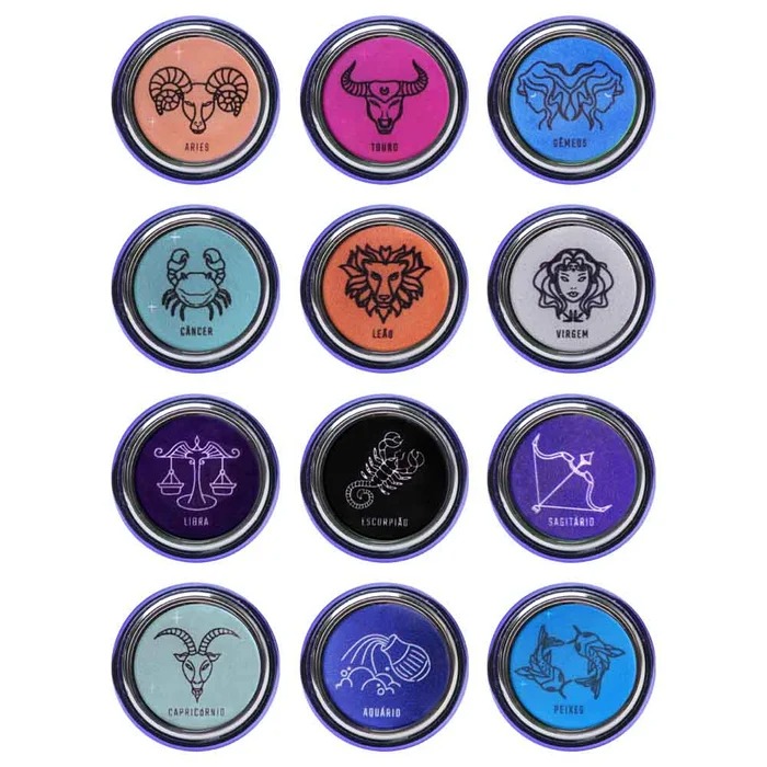 Plug anal M em metal linha signos hard - Lilás - Imagem 2