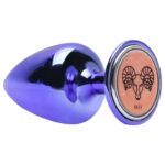 Plug anal M em metal linha signos hard - Lilás - Imagem 4