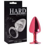 Plug anal Vermelho em metal linha signos hard – Tamanho M - Imagem 4
