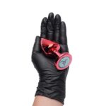 Plug g anal vermelho signos em metal com pedra hard - Imagem 3