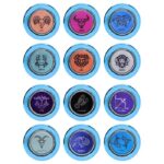 Plug g anal azul signos em metal com pedra hard - Imagem 5