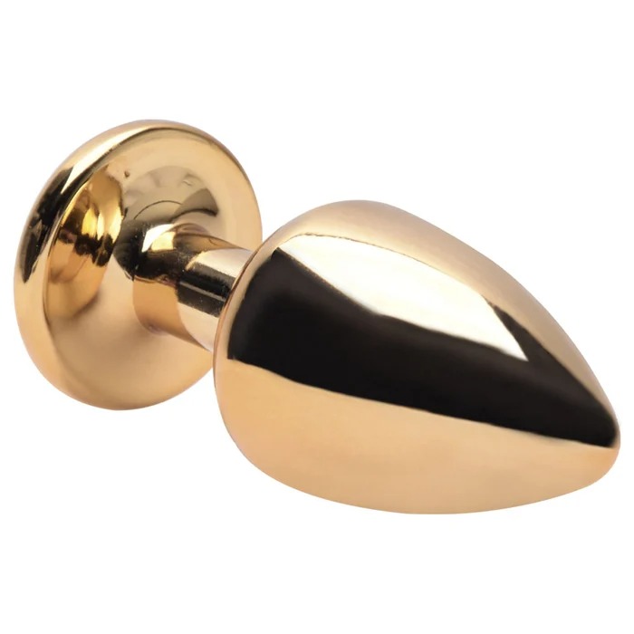 Plug anal de metal Dourado tamanho G linha signos hard - Imagem 3