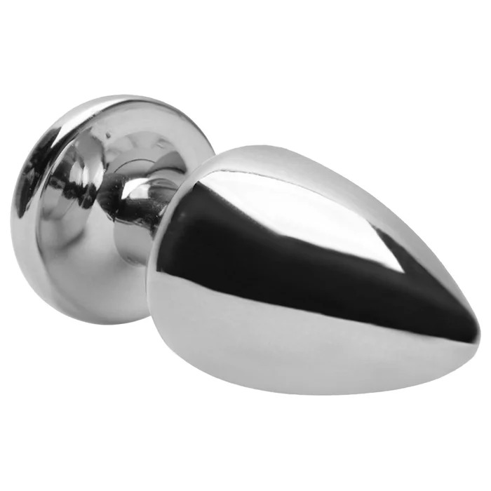 Plug anal de metal cromado tamanho G linha signos hard - Imagem 3
