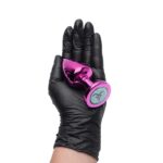 Plug anal de metal tamanho G rosa linha signos hard - Imagem 6