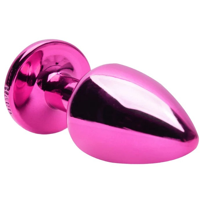 Plug anal de metal tamanho G rosa linha signos hard - Imagem 3