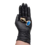 Plug Joia anal Pequeno dourado em metal com pedra - Hard signos - Imagem 5