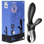 Vibrador Estimulador Anal em Silicone com 12 Modos de Vibração Função Aquecimento App Interativo - Satisfyer Heat Climax