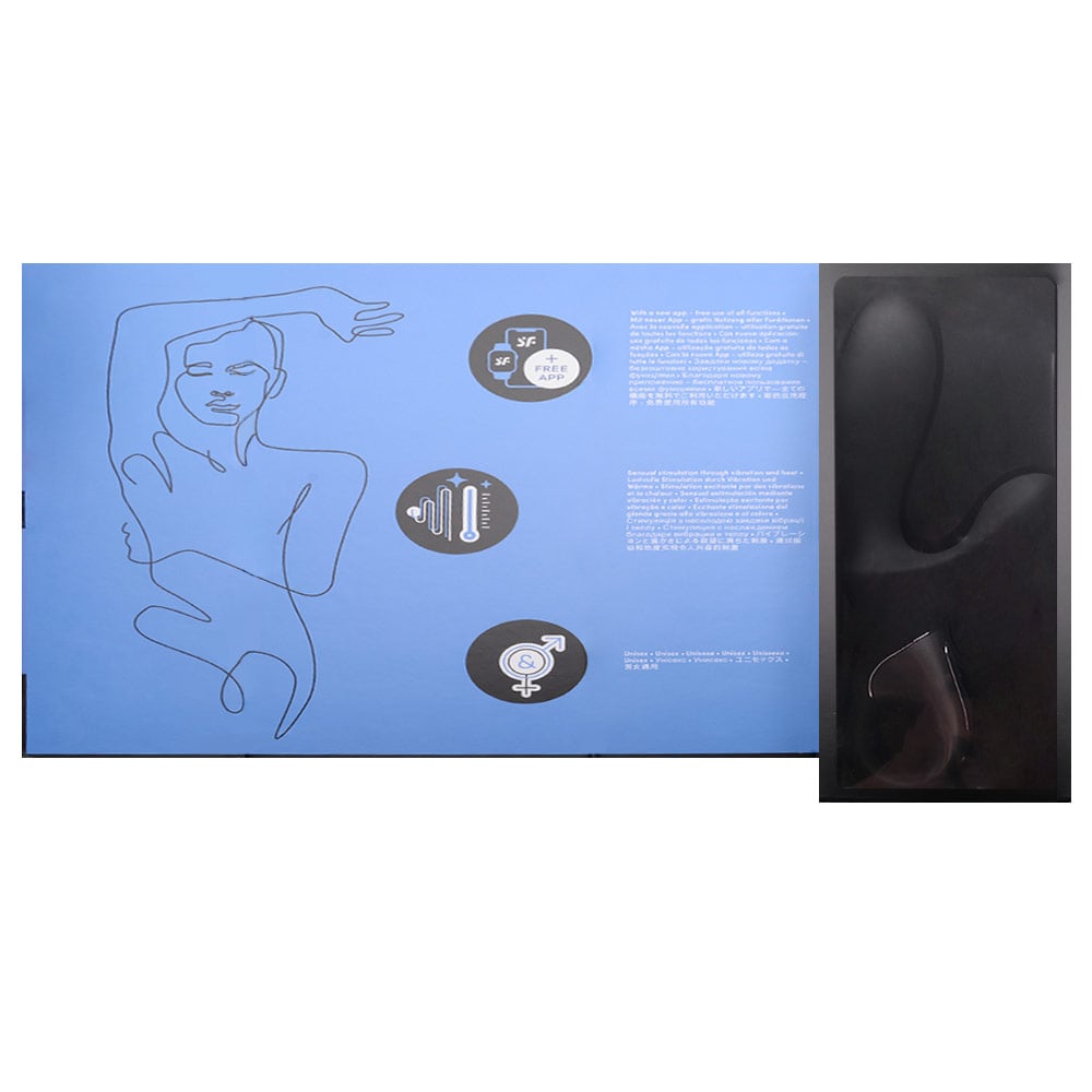 Vibrador Estimulador Anal em Silicone com 12 Modos de Vibração Função Aquecimento App Interativo - Satisfyer Heat Climax - Imagem 7