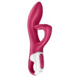 Satisfyer embrace me vermelho Vibrador estimulador de clitóris e ponto g com motor duplo 12 modos de vibrações potentes - Imagem 2