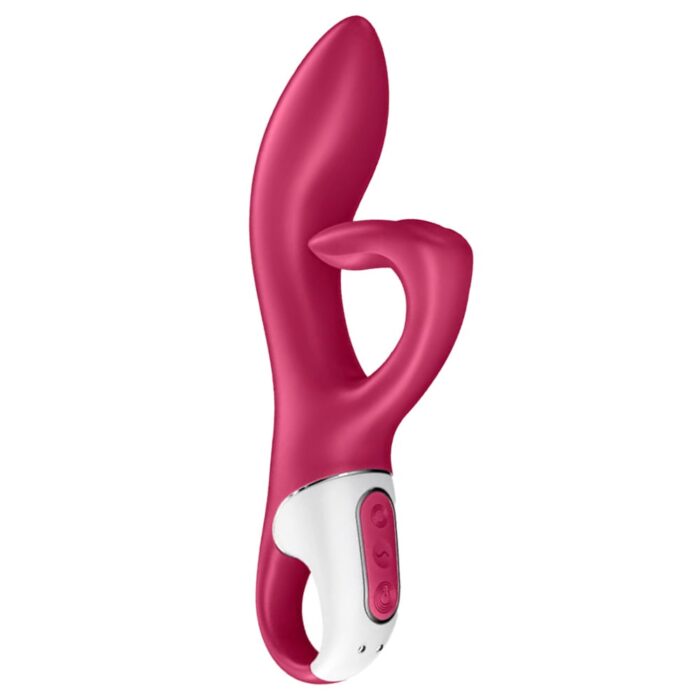 Satisfyer embrace me vermelho Vibrador estimulador de clitóris e ponto g com motor duplo 12 modos de vibrações potentes - Imagem 2