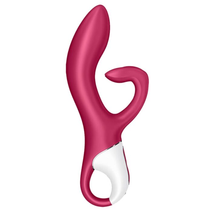 Satisfyer embrace me vermelho Vibrador estimulador de clitóris e ponto g com motor duplo 12 modos de vibrações potentes - Imagem 3