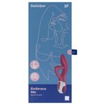 Satisfyer embrace me vermelho Vibrador estimulador de clitóris e ponto g com motor duplo 12 modos de vibrações potentes - Imagem 6