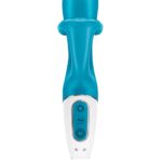 Satisfyer embrace me Azul - Vibrador estimulador de clitóris e ponto g com motor duplo, 12 modos de vibrações potentes - Imagem 4