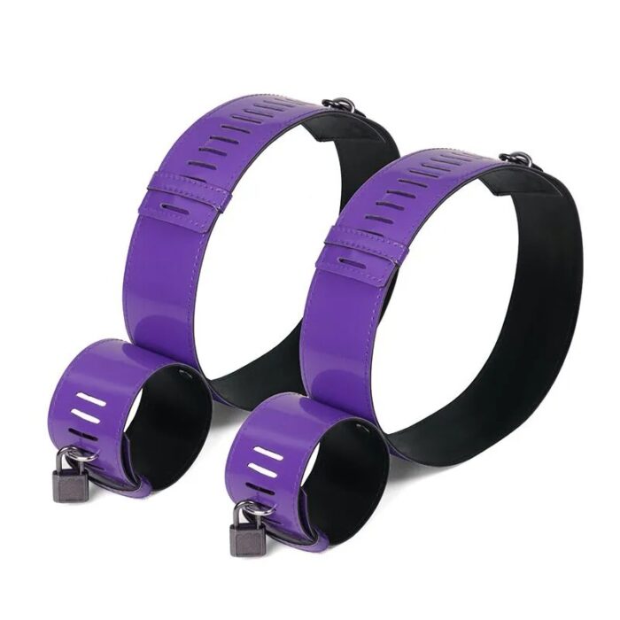 Algema Em Vinil Com Cadeado - Lilás - Imagem 2