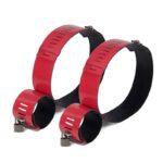 Fetiche playgirl - imobilizador de pernas e pulso com cadeado | cor: vermelho - Imagem 2