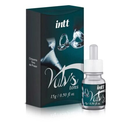 Intt Vulvs tons - Excitante feminino beijável 4 em 1 (lubrifica, excita, esquenta e estimula) - 15 g