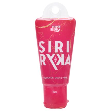 Siri Ryca Gel Comestível Esquenta, Gela e Vibra 18g Pepper Blend