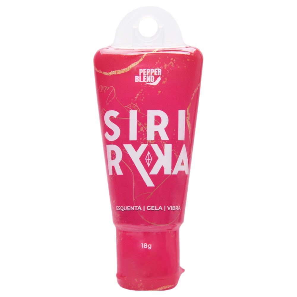 Siri Ryca Gel Comestível Esquenta, Gela e Vibra 18g Pepper Blend