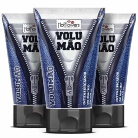 Gel lubrificante provocador de ereção volumão - Hot flowers 25g