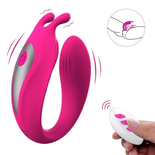 Alternative view of Vibrador de casal com controle remoto mody 12 vibrações
