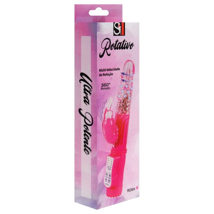 Vibrador Jack Rabbit Rotativo com 8 Funções de Rotação e 36 de Vibração - Rosa - Imagem 9
