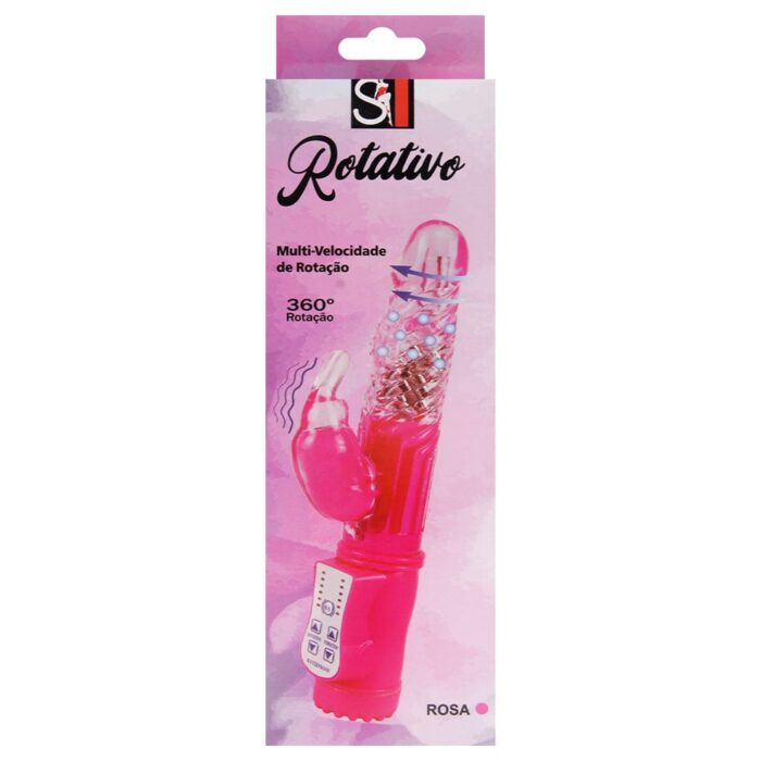 Vibrador Jack Rabbit Rotativo com 8 Funções de Rotação e 36 de Vibração - Rosa - Imagem 8