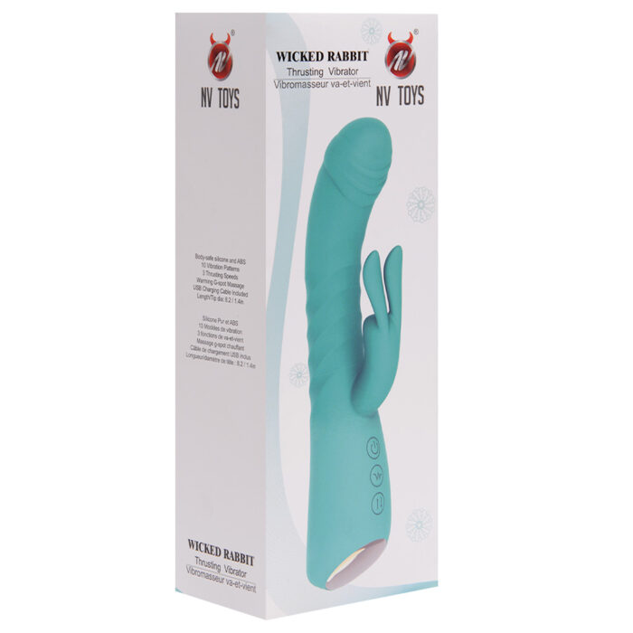 Vibrador Ponto G E Clitóris Vai E Vem Com 7 Modos Vibrações Nv Toys | Cor: Roxo - Imagem 12