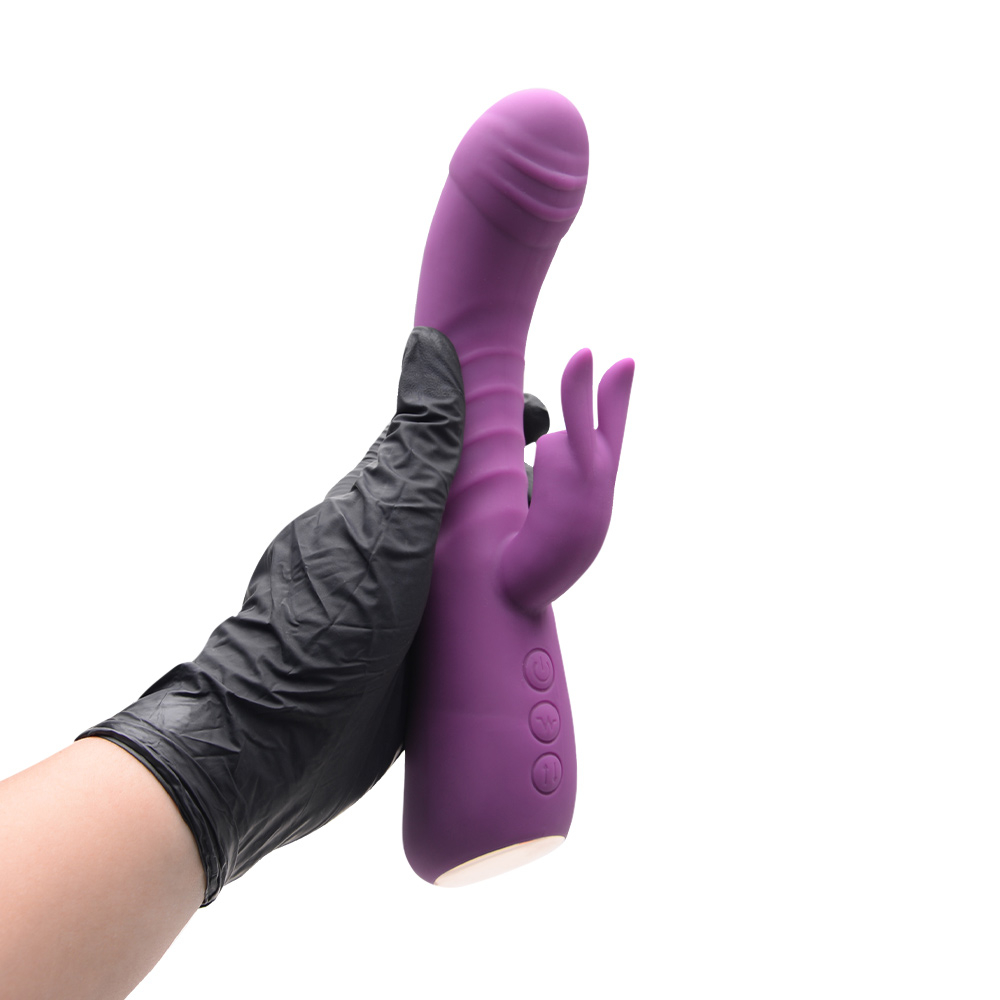 Vibrador Ponto G E Clitóris Vai E Vem Com 7 Modos Vibrações Nv Toys | Cor: Roxo - Imagem 4