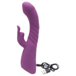 Vibrador Ponto G E Clitóris Vai E Vem Com 7 Modos Vibrações Nv Toys | Cor: Roxo - Imagem 7