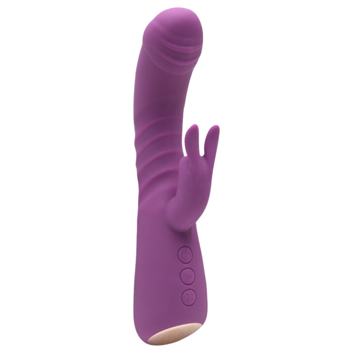 Vibrador Ponto G E Clitóris Vai E Vem Com 7 Modos Vibrações Nv Toys | Cor: Roxo - Imagem 8
