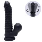 Pênis Realístico preto com 20x4cm Delon A - Imagem 2