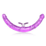 Vibrador sexual de cabeça dupla de 35 cm, dupla penetração, estimulação dupla, pênis duplo - Imagem 2