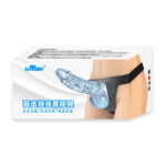 Strap On com Pênis Realístico Azul e Flexível - Cinta peniana com 15x4cm - Imagem 2