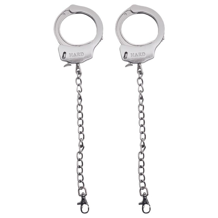 Kit algemas com plug anal cravejado com strass tamanho M - Hard Metal - Imagem 9