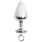 Kit algemas com plug anal cravejado com strass tamanho M - Hard Metal - Imagem 12